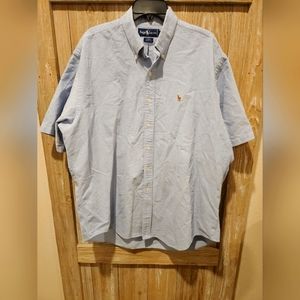 Ralph Lauren Short Sleeve Button Up Chambray Shirt